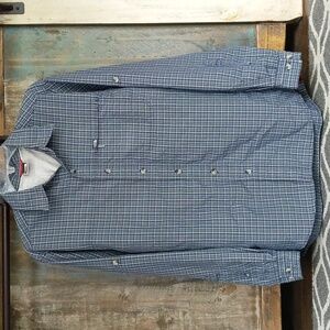 The North Face Hiking/Outdoor Button Down Long Sleeve Shirt - Mens' Large